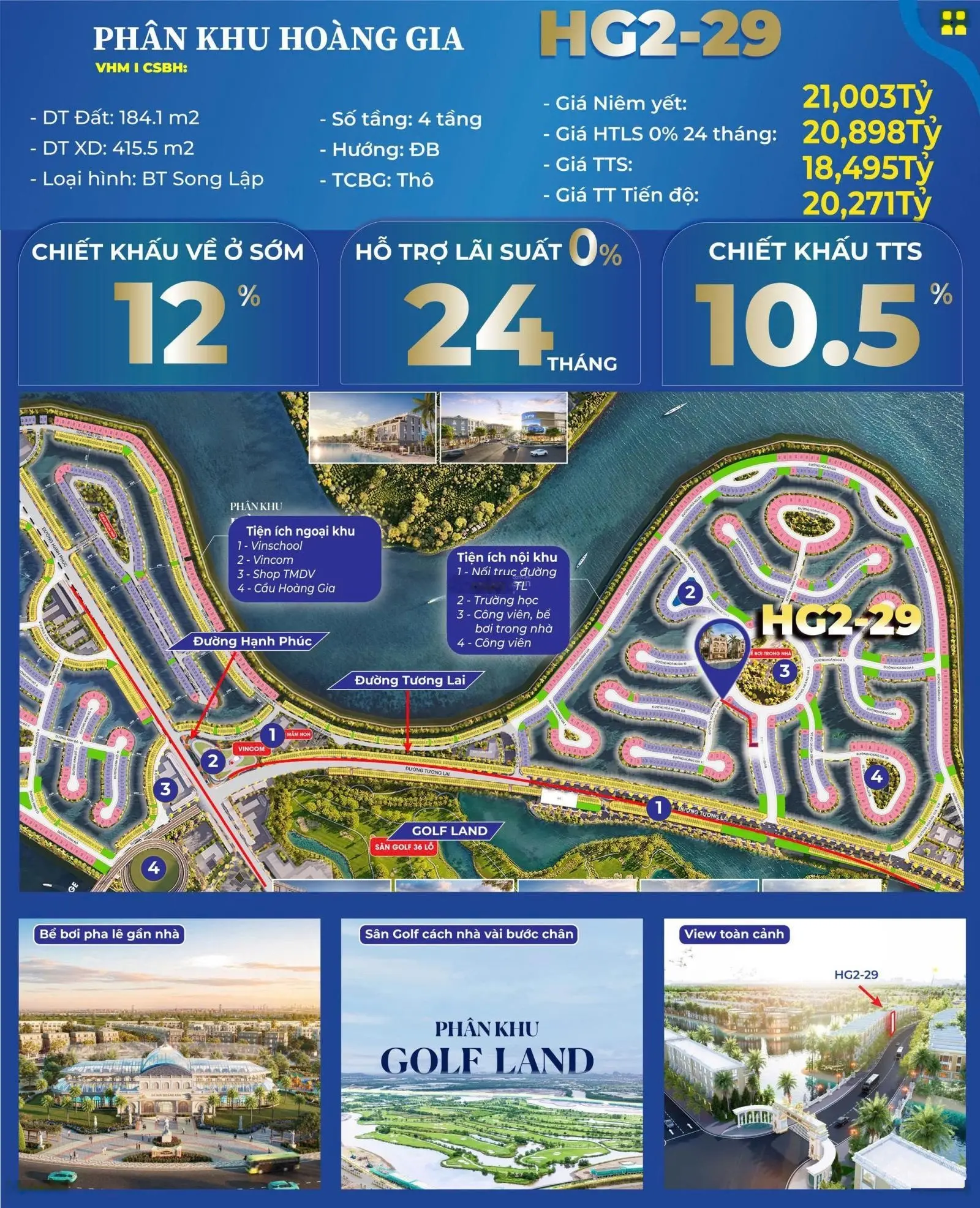 ĐẦU TƯ SINH LỜI NGAY với HG2-29 Vinhomes Royal island -Tinh hoa cuộc sống đẳng cấp,đầu tư vững bền.