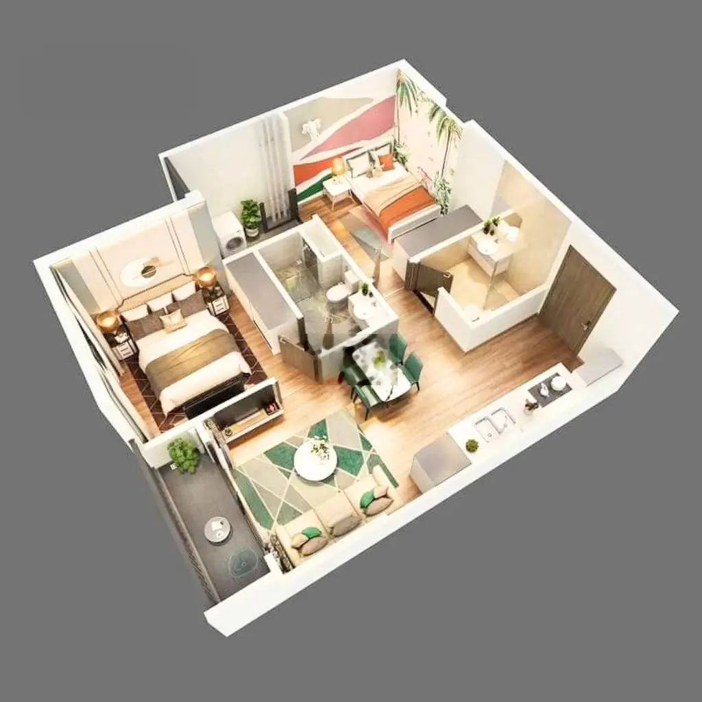 300 triệu sở hửu ngay căn hộ QL1A