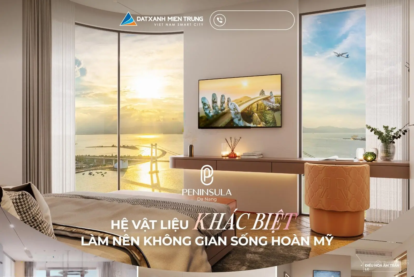 Quỹ căn hộ view trực diện sông Hàn - Sổ hồng vĩnh viễn - Vốn chỉ 750 triệu, full nội thất cao cấp