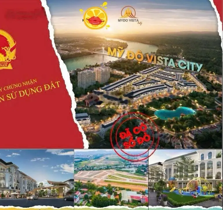 BÁN LÔ ĐẤT NGOẠI GIAO DỰ ÁN MỸ ĐỘ VISTA GIÁ RẺ NHẤT THỊ TRƯỜNG