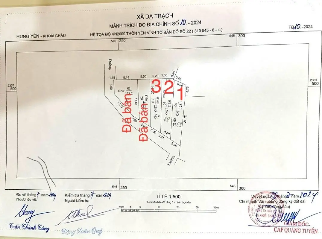 View hồ, ngõ thông, đường 4.5m, diện tích 105m2, MT 5.2m tại Yên Vĩnh - Dạ Trạch. Giá chỉ 2.x tỷ