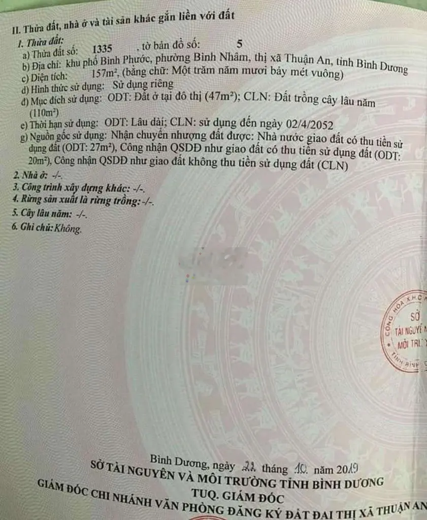 Đất Bình Nhâm 73 giáp Lái Thiêu