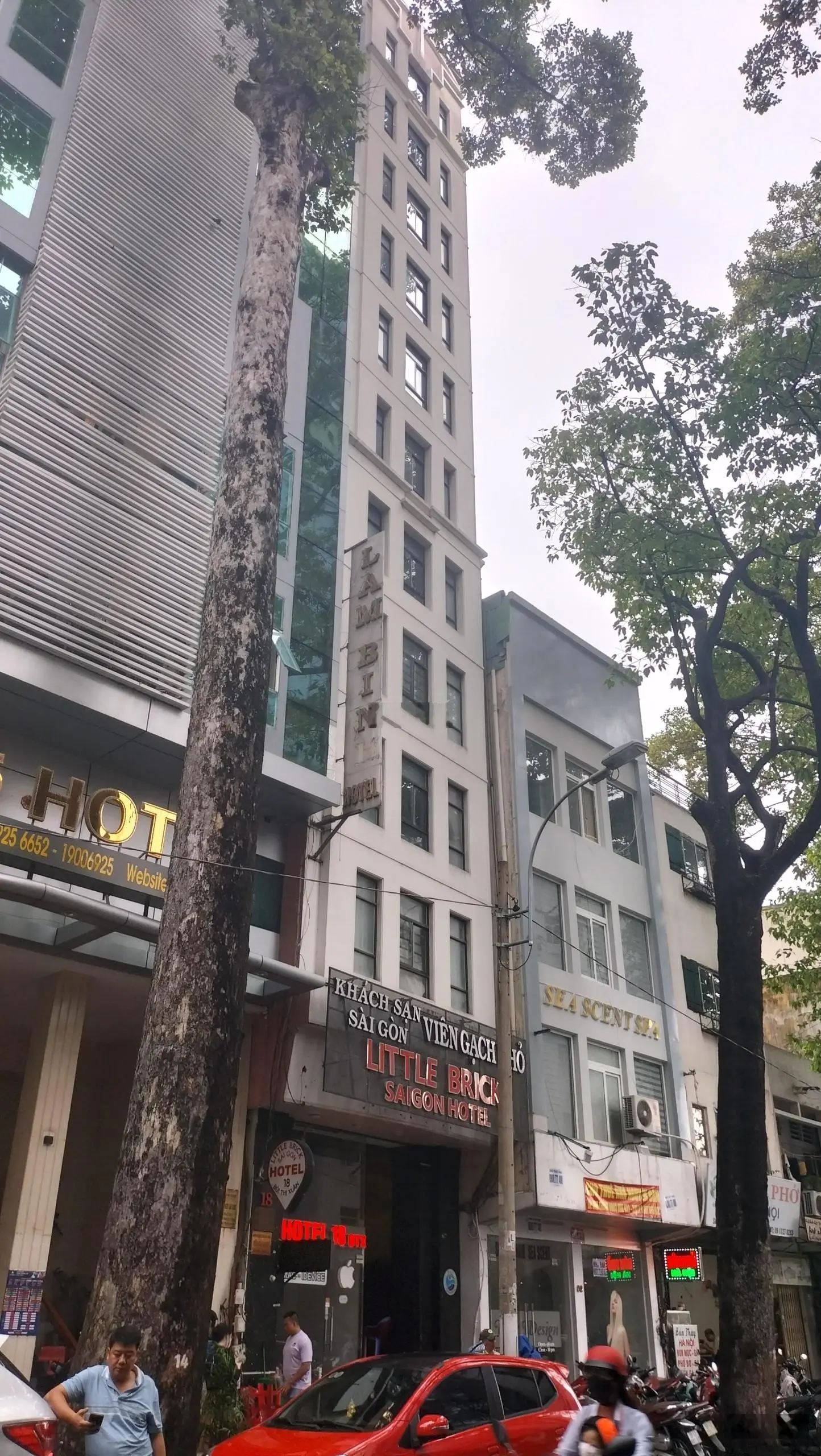 Bán nhà mặt tiền số 18 Bùi Thị Xuân Quận 1, DT: 5.3x33m, hầm + 12 tầng + 44 phòng, giá: 105 tỷ