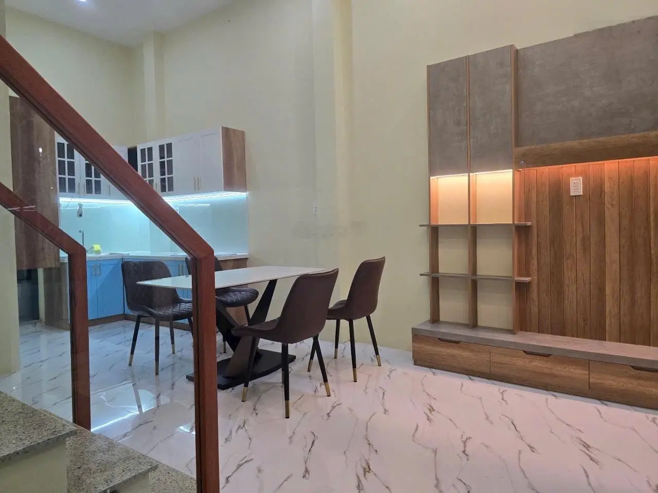 Nhà bán trệt, lầu mới đẹp 66,5m2(5,2 x 12)NH-6m -hẻm 3.5 Âu Dương Lán P3Q8- 6 tỷ2 TL- SH Riêng
