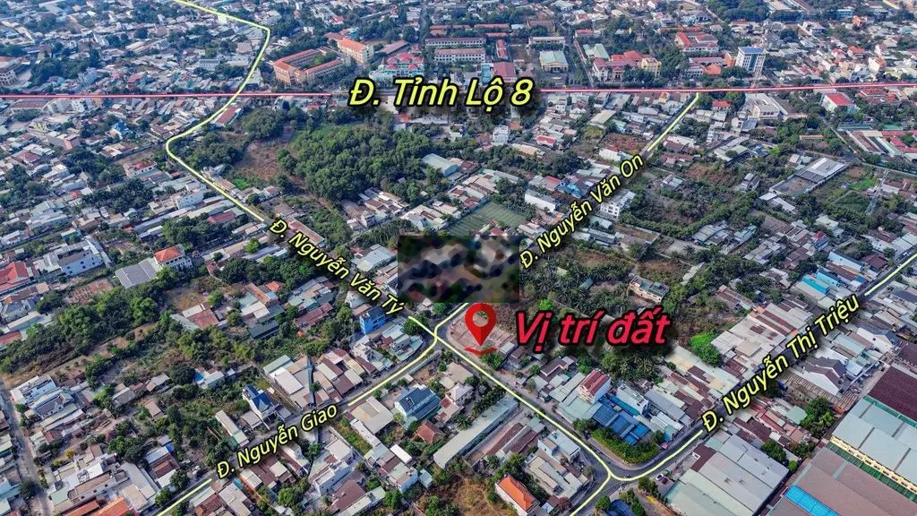 GẤP!! 580TR/150M2 ĐẤT THỔ SỔ SẴN MẶT TIỀN NGUYỄN VĂN TỶ, TT CỦ CHI