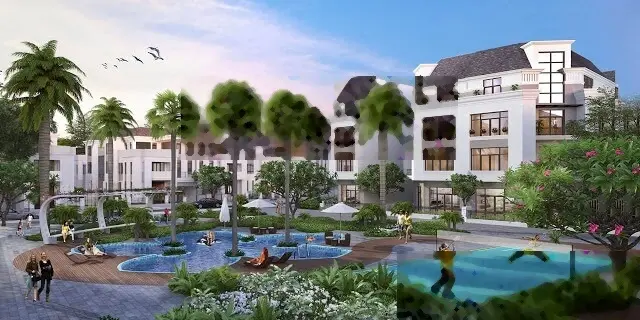 Khu liền kề view đẹp ngay đảo kinh