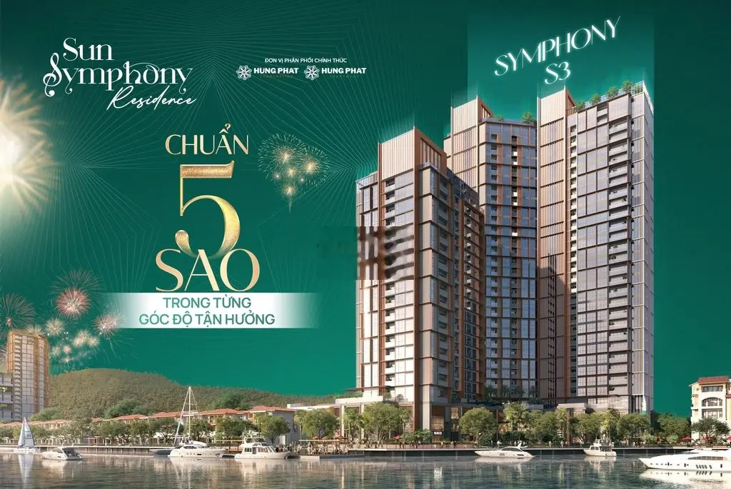 Rẻ nhất thị trường! Căn 2PN Symphony view ngắm pháo hoa chỉ 4,1 tỷ