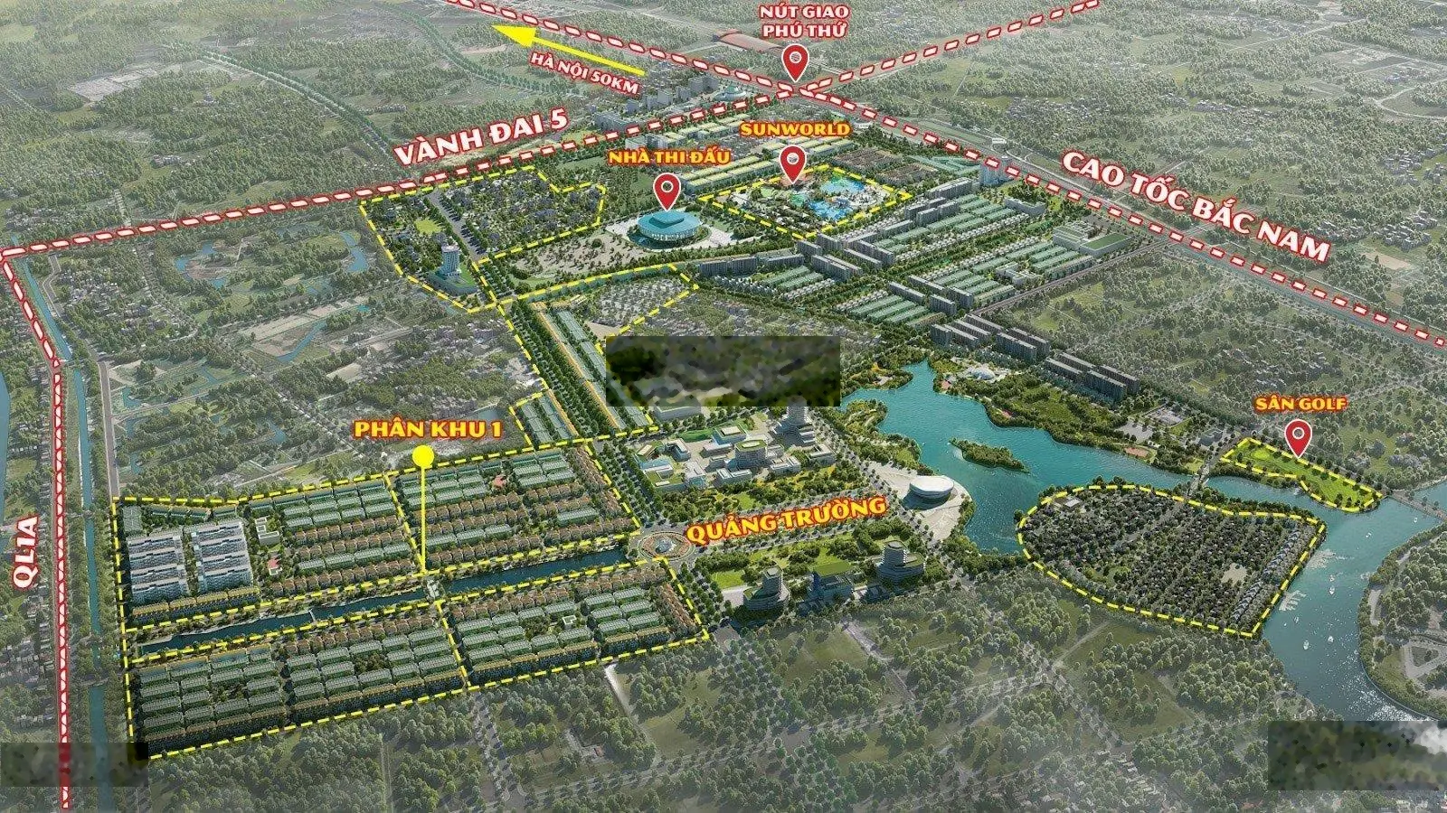 Khu đô thị vệ tinh đáng đầu tư nhất Nam Hà Nội, Sun Urban City Hà Nam. Liên hệ nhận thông tin