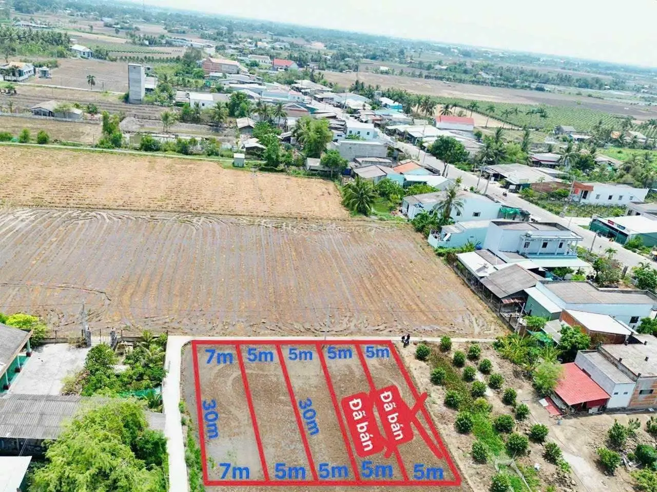 Thổ cư 5x30m, chỉ 345tr, bao giá cách nhựa 50m, Tân Trụ, LA