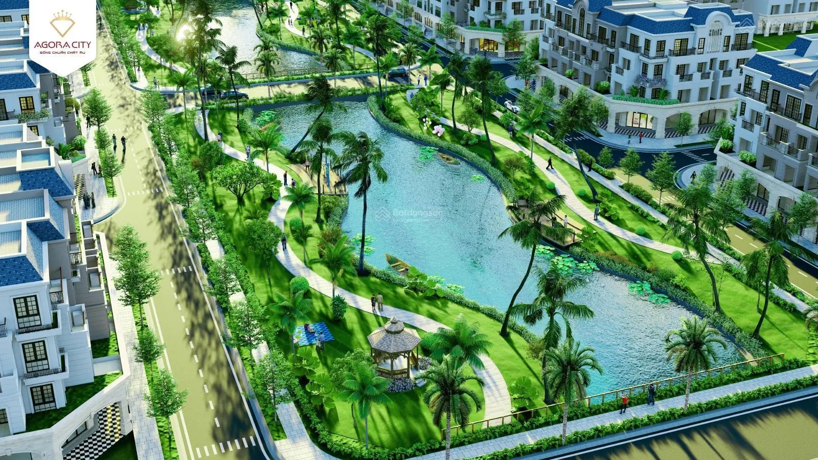 Biệt thự đơn lập Agora City phiên bản giới hạn chỉ 1 căn duy nhất mở bán đợt 1 ngay TT Thủ Thừa