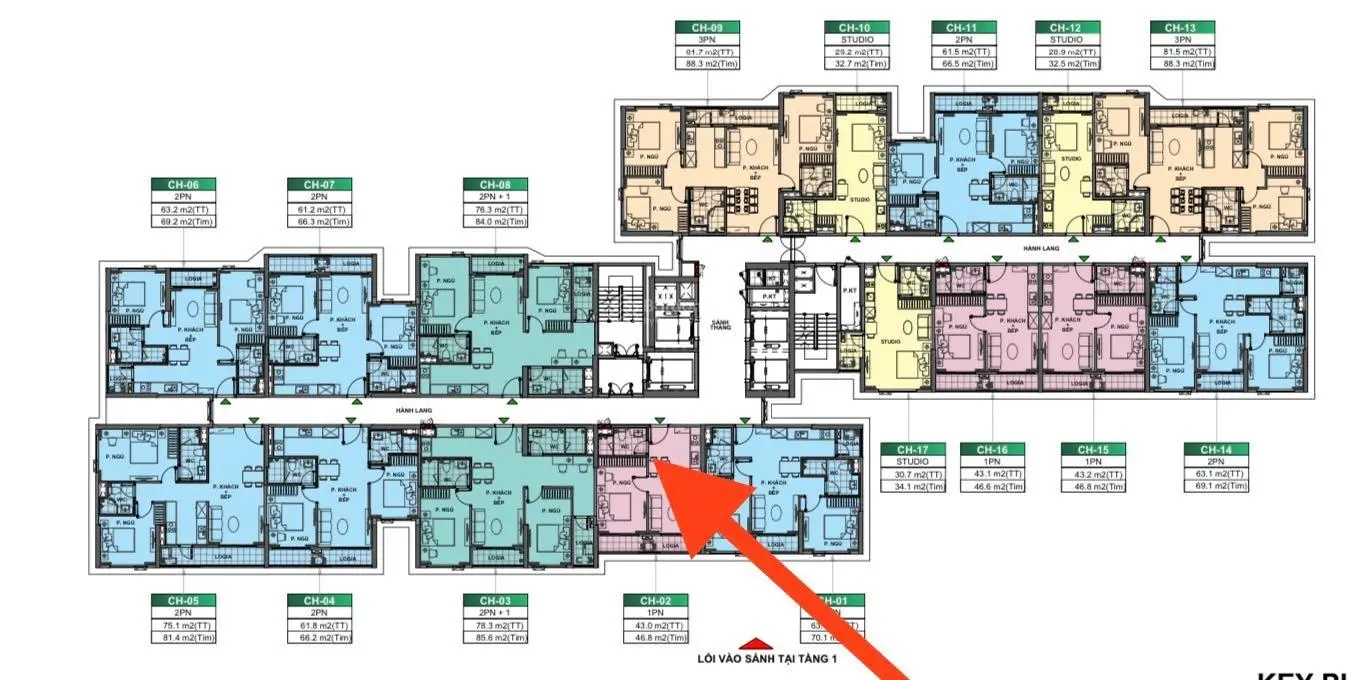 Duy nhất 1 căn 1 phòng ngủ 43m2, toà BE2, Vinhomes Ocean Park 1. LH 0962 506 *** gặp E Linh