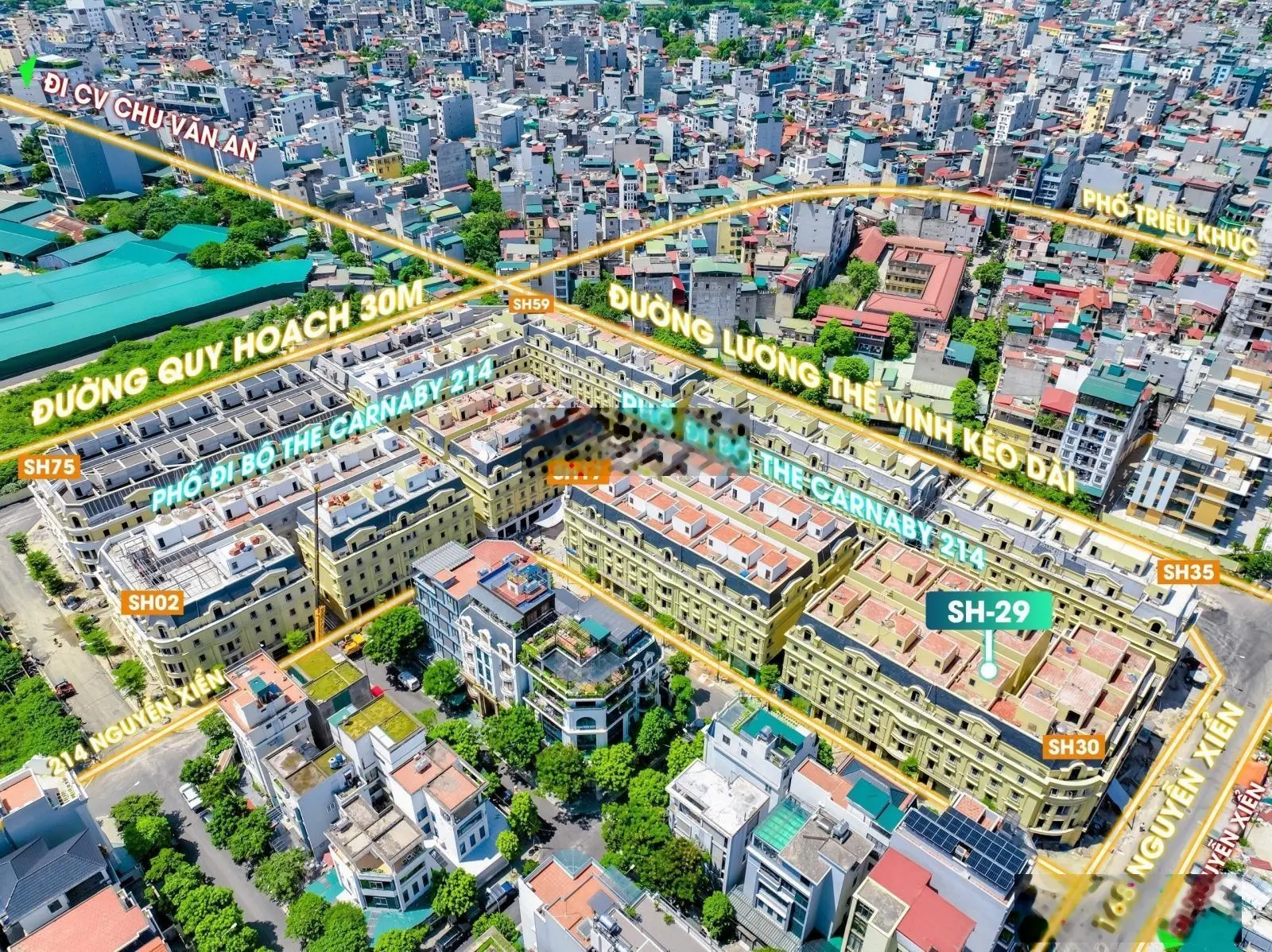 Chính chủ bán nhà mặt phố đi bộ Carnaby 214 dự án Rue de Charm 214 Nguyễn Xiển. Lh: 0963 689 ***