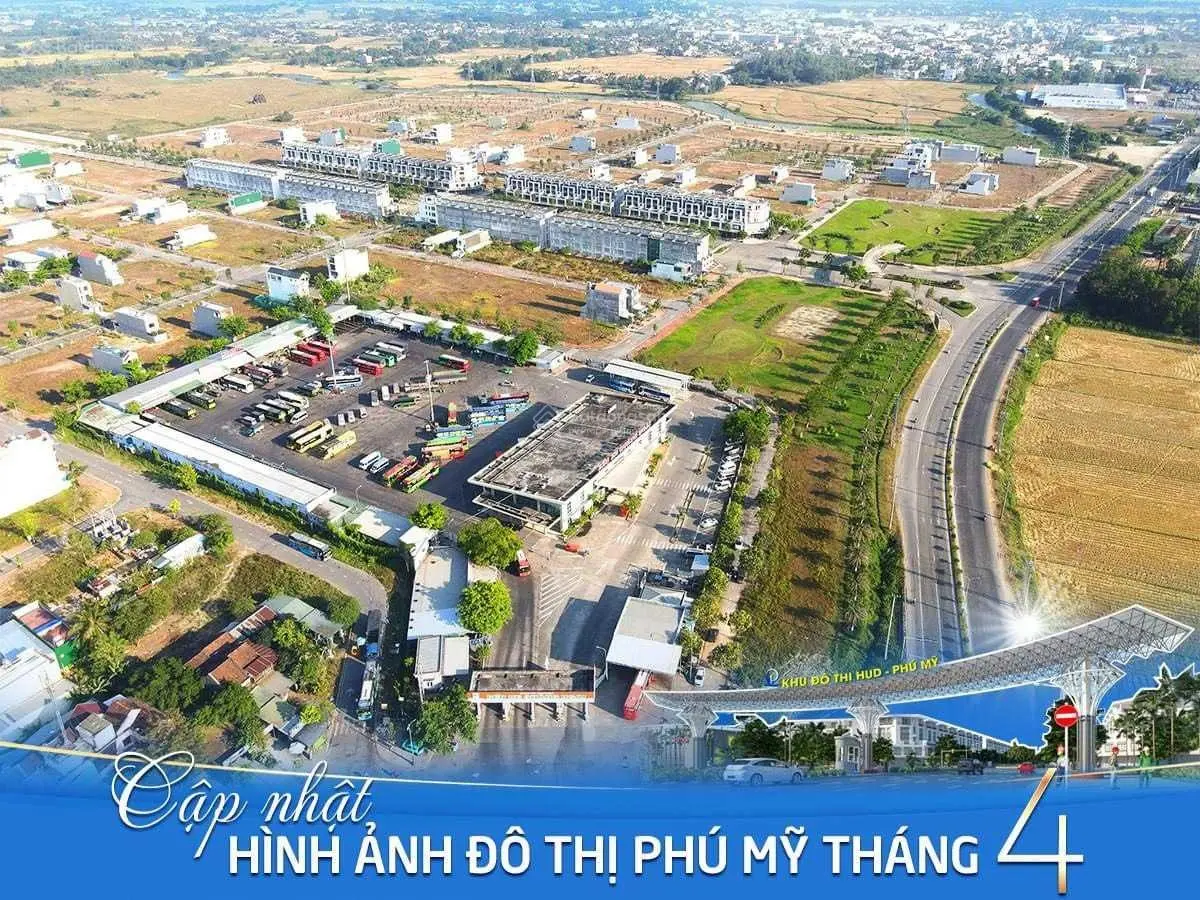 Cập nhật tiến độ và giá thị trường tại dự án khu đô thị HUD Phú Mỹ