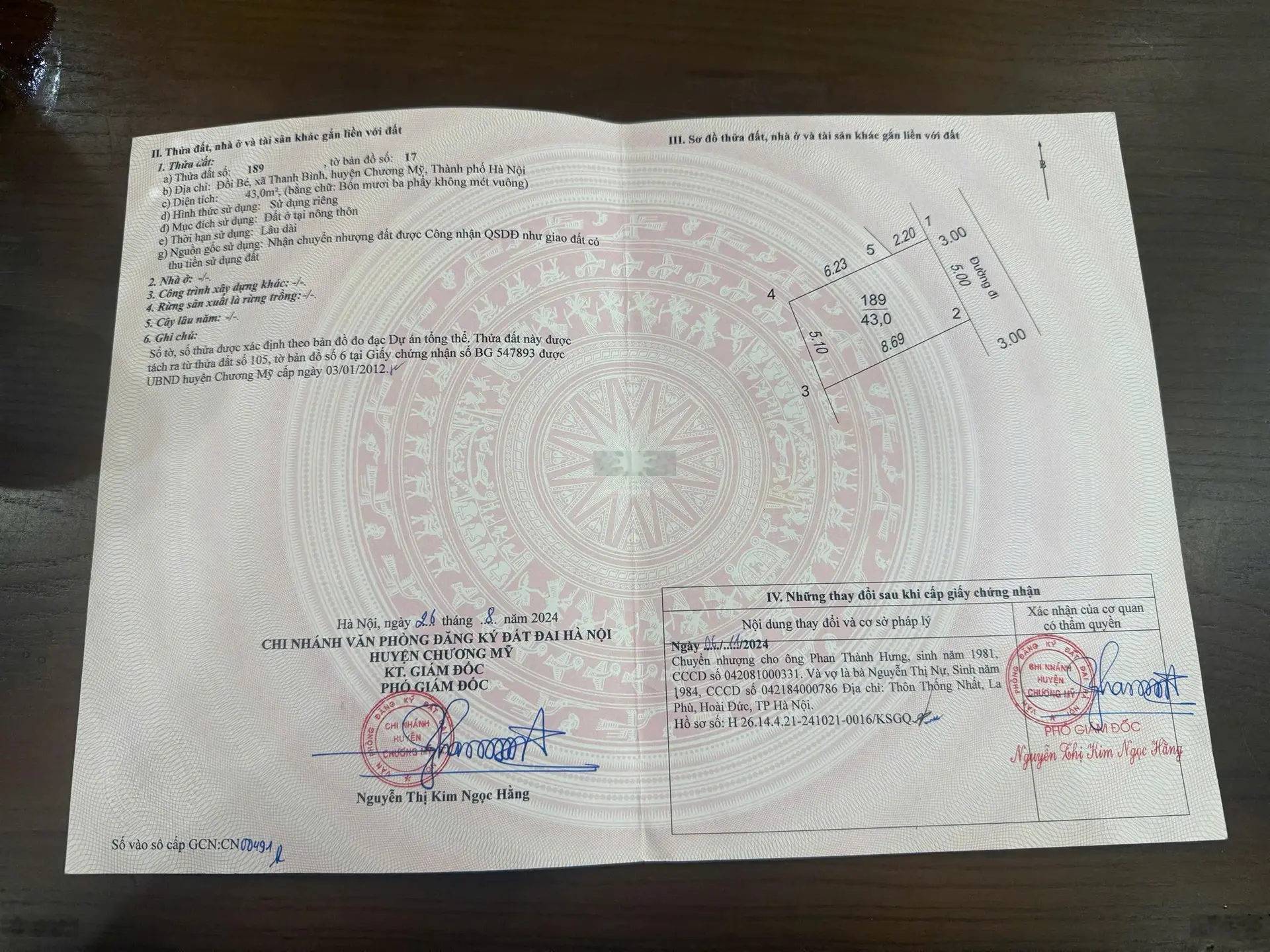 Chưa đến 900tr có ngay mảnh đất đẹp gần 50m tại Chương Mỹ - cơ hội đầu tư có 102