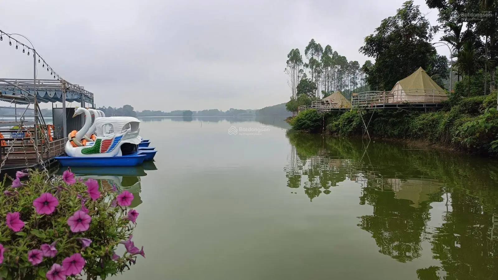 Trang trại, nhà hàng nổi, khu cắm trại Đầm Móng Hội, Hạ Hòa, Phú Thọ