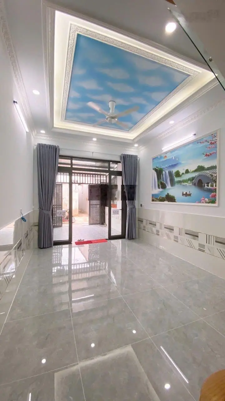 Bán nhà mới 100% 4x16m, 3 lầu, 4tỷ450tr, Tân Thới Hiệp 21, Q12