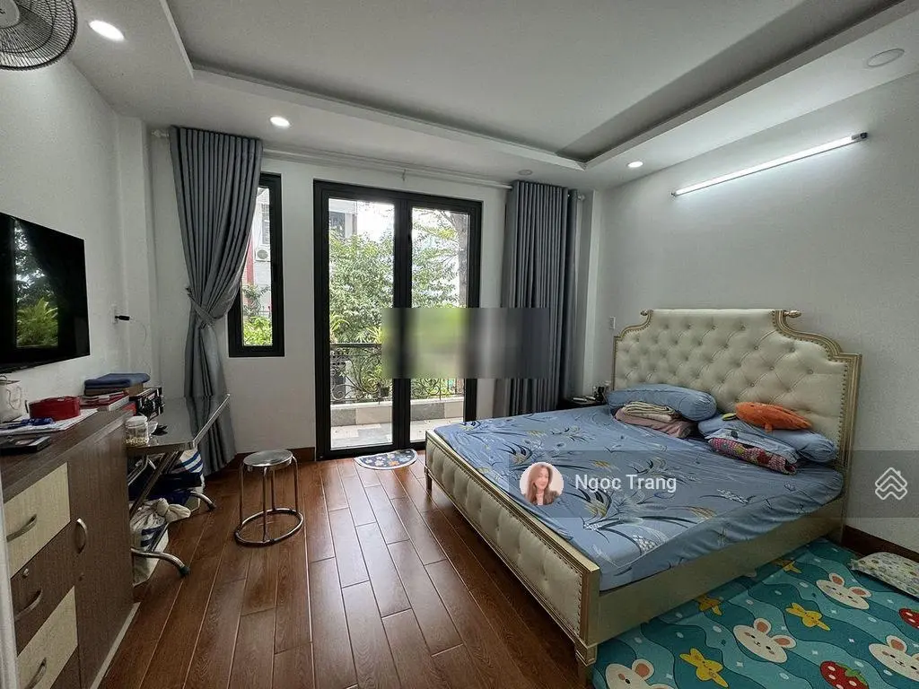 Nhà mới 100% vào ở ngay 4tầng 4.5x16m - Đường 12 xe hơi ngủ trong nhà Đặng Thuỳ Trâm - ĐH Văn Lang