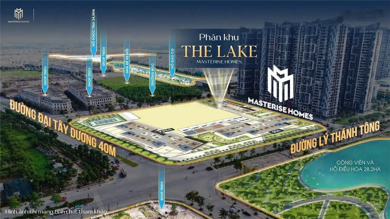 Masteri The Lake, 3 Tòa cuối cùng dòng Masteri tại Ocean park, giá chỉ từ 7xtr/m2