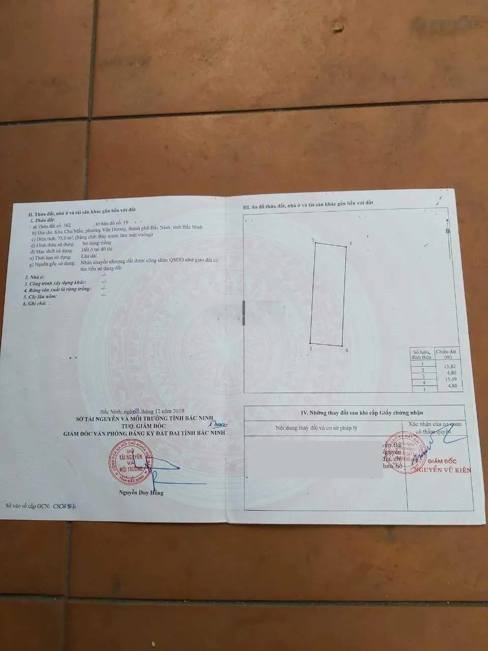 Chính chủ bán đất chợ Chu Mẫu 75m2 full thổ cư - ô tô - giá quá rẻ 22tr/m2 xây cho thuê giá 1,65tỷ