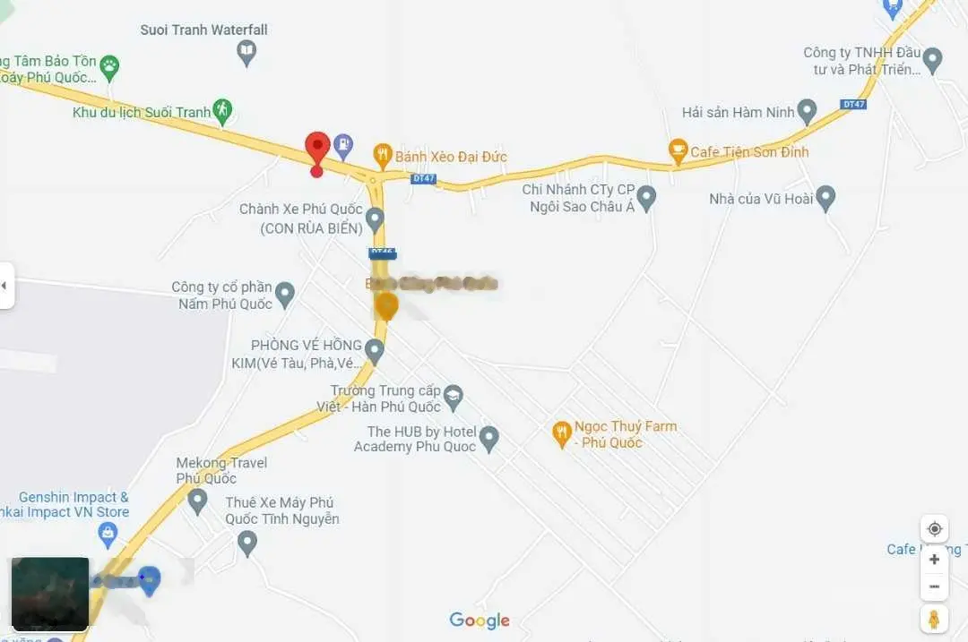 Nhà kẹt tiền cần bán 2266.3m2, sổ đỏ, gần sát vòng xoay hàm ninh, mặt tiền ĐT 47