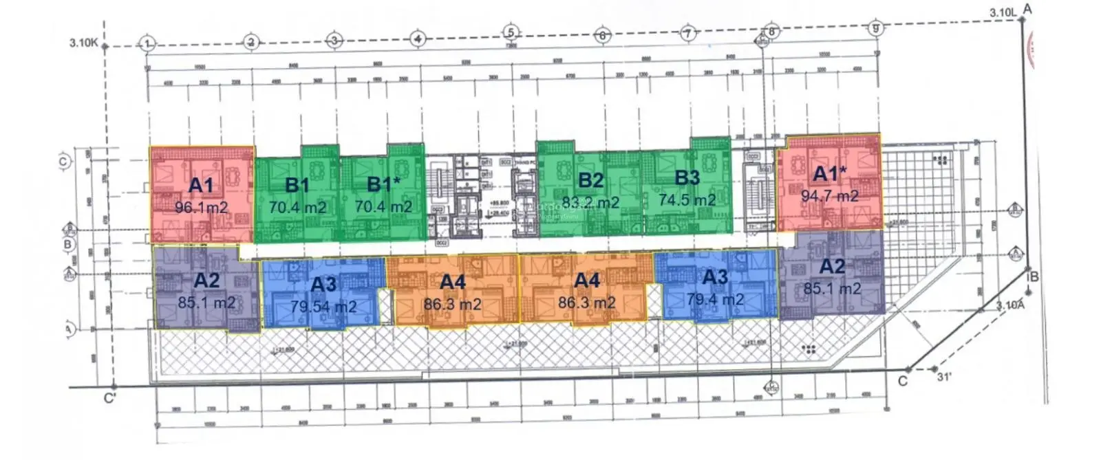 Quỹ căn ngoại giao độc quyền Handico Complex. Giá chỉ 60tr/m2. Diện tích 70 - 96m2