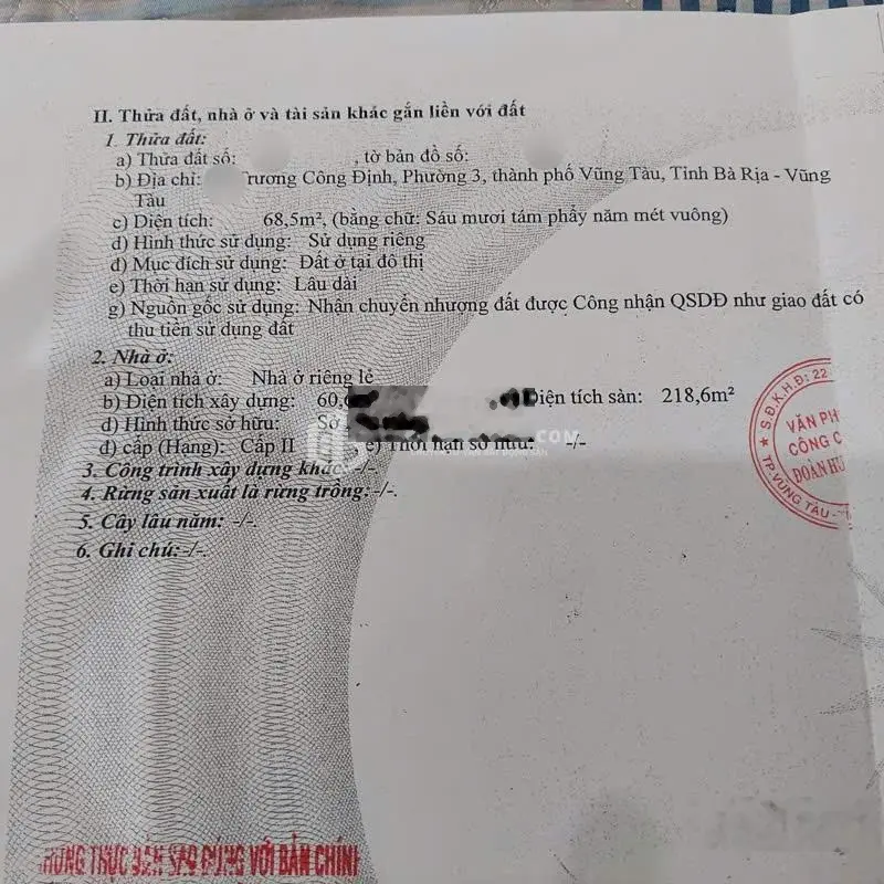 Bán nhà mặt tiền 3 lầu Trương Công Định - P3 - trung tâm - 69m2 hoàn công - giá chỉ 10 tỷ