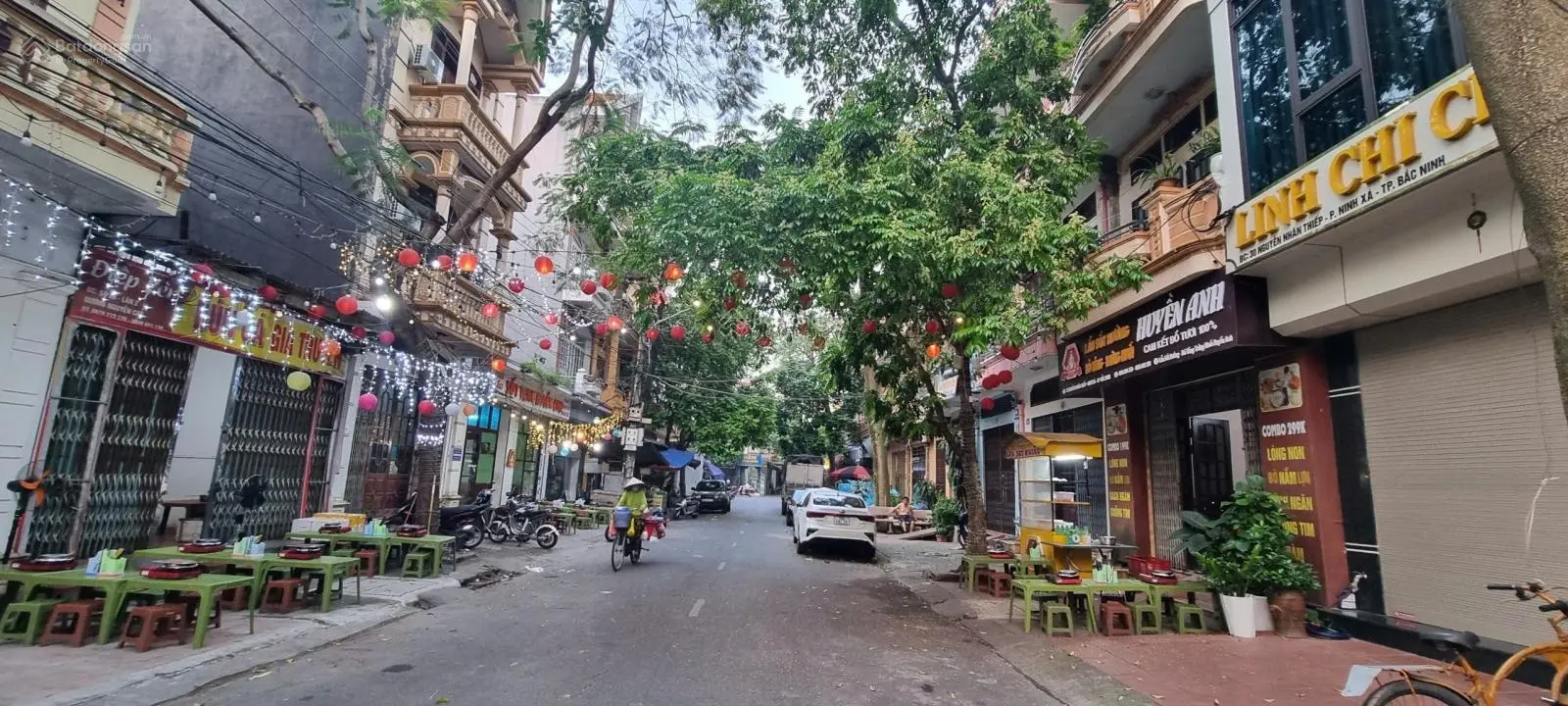Bán lô đất làn 2 đường Nguyễn Cao, TP Bắc Ninh, đường Nhân Thiếp dt: 88 x 6.6m. Hướng Đông Nam