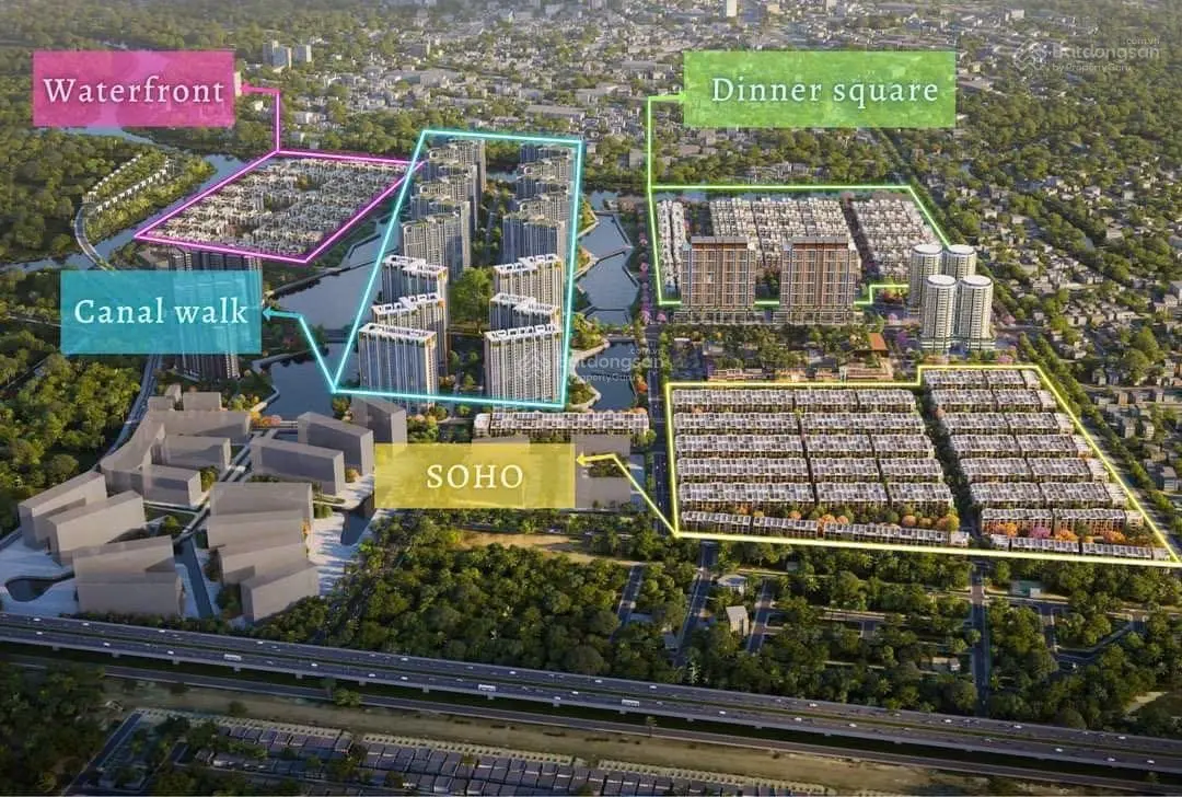 Ngộp bank bán nhanh nhà phố liền kề Soho dãy LK5 - The Global City giá sốc LH: 0912 282 ***