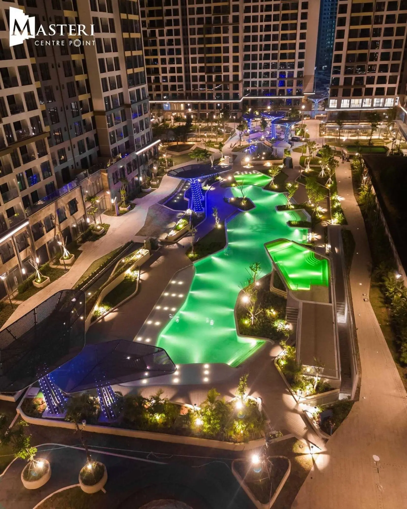 Bán 2 căn duplex khối đế Masteri Centre Point DTSD 280m2, kết cấu 2 tầng view nội khu, hướng ĐB