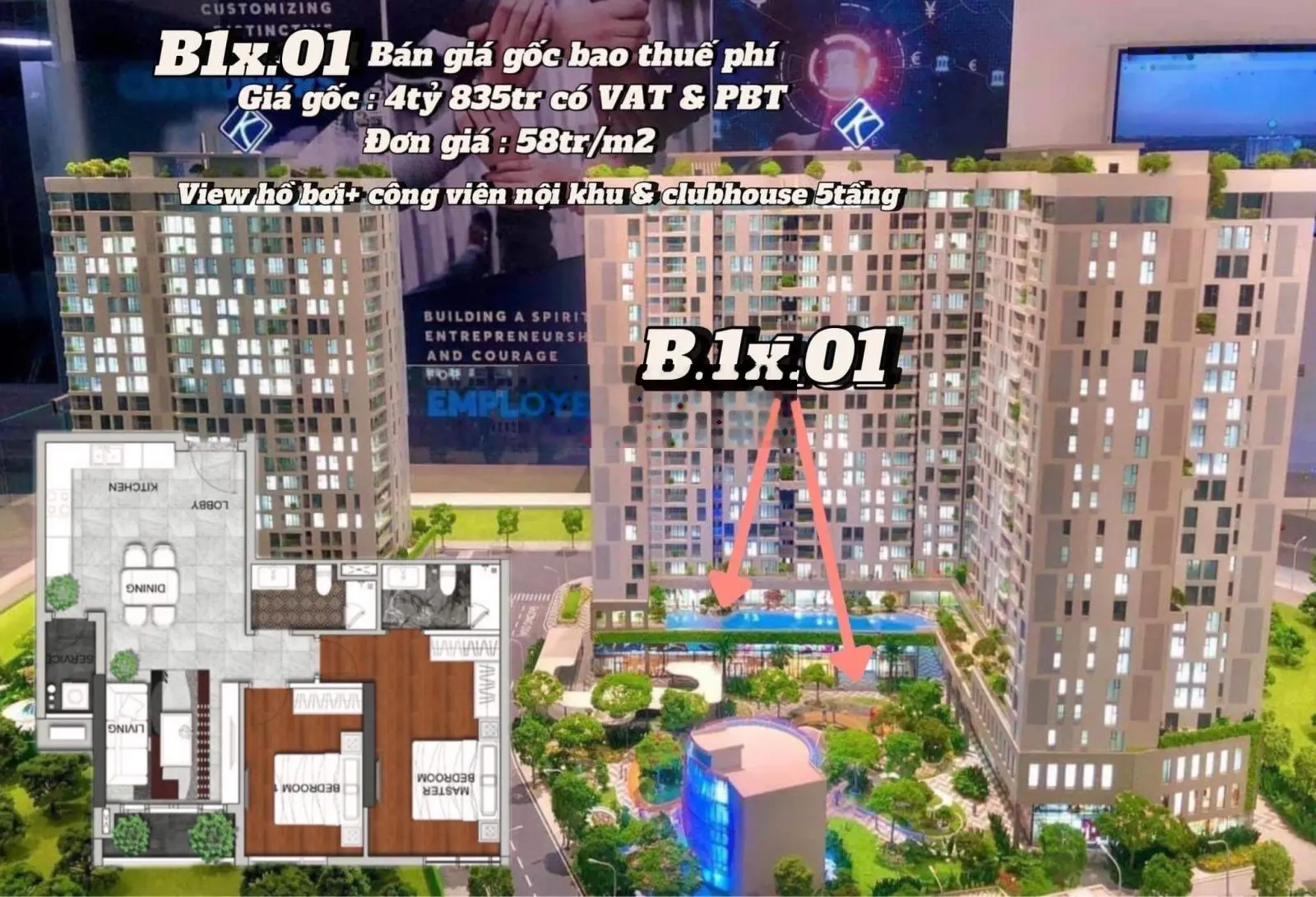Chính Chủ Cần Bán Căn hộ 82,76m2 Urban Green Cam kết rẻ nhất dự án View Nội khu & layout cực kỳ đẹp
