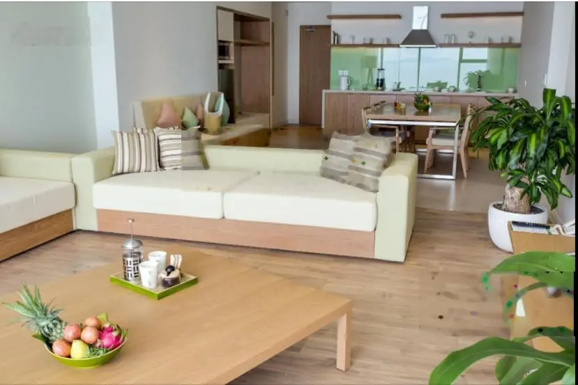 Hàng hiếm! Duy nhất căn góc tầng cao trực diện biển Mỹ Khê Fusion Suite, sẵn sổ hồng lâu dài