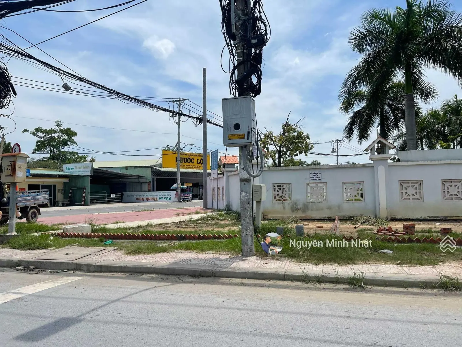 Kẹt bán nhanh đất 105m2 gần công an Nhơn Đức, Nhà Bè, đất hai mặt tiền đường sổ riêng, chỉ 8xxtr