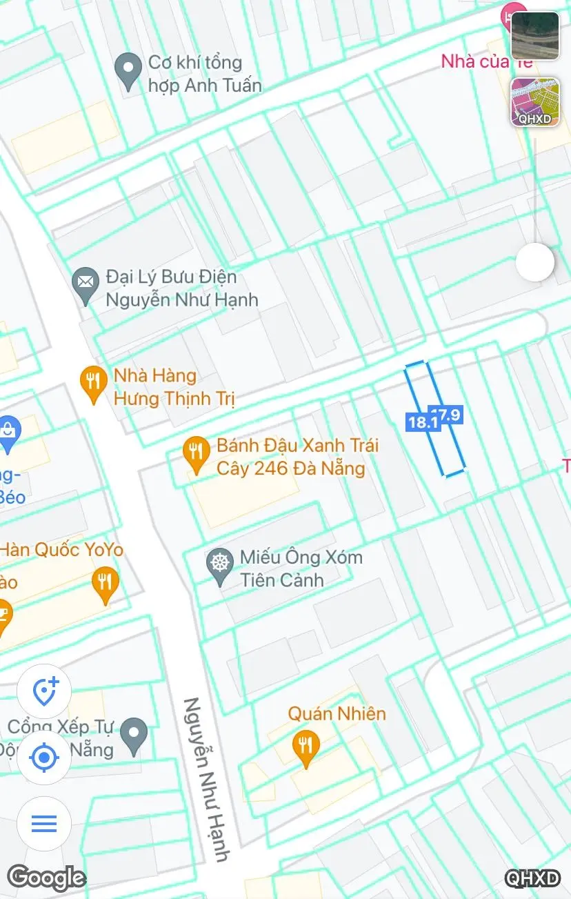 Bán đất kiệt Nguyễn Như Hạnh, vị trí trung tâm thành phố