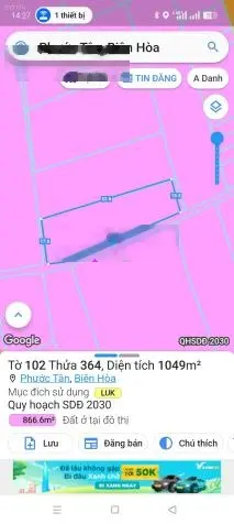 Bán 1 Sào Đất Tại Phước Tân - Vị Trí Đắc Địa
