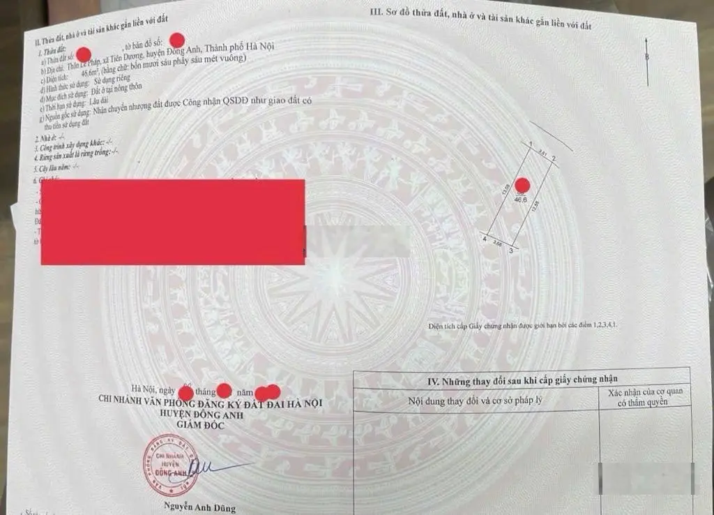 Giáp chợ Lễ Pháp - Tiên Dương - đường oto 16 cho vào đất - nở hậu đẹp - giá đầu tư