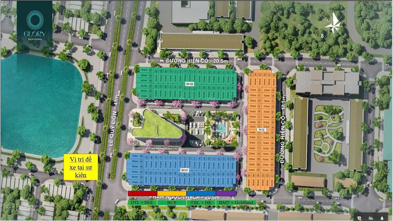 Bán biệt thự đẹp tại Glory Downtown, Thái Bình, giá tốt