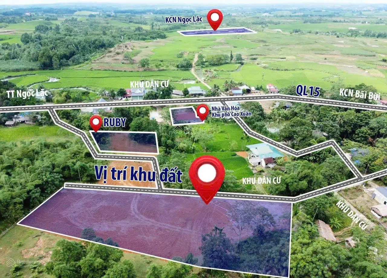 200tr sở hữu ngay 1 lô đất 134m2 có sổ đỏ
