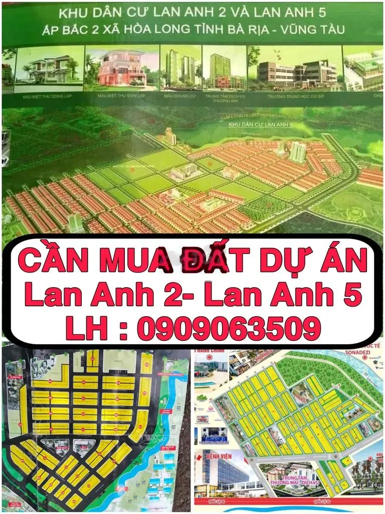 CẦN GẤP VÀI NỀN ĐẤT DỰ ÁN LAN ANH 2 và 5. GIÁ HỢP LÝ CÔNG CHỨNG NGAY
