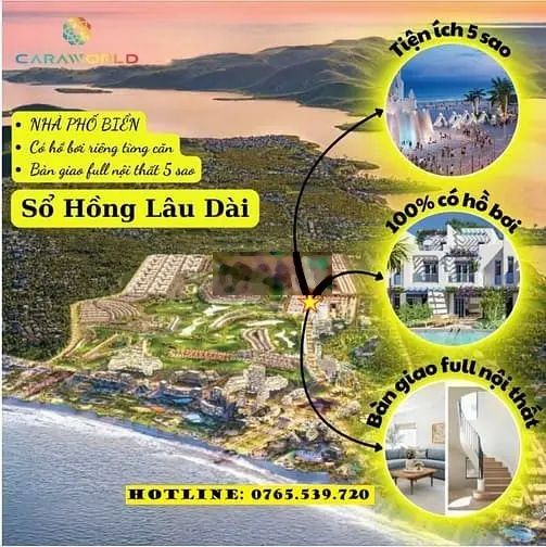 Nhà phố sát biển - Cạnh Sân Bay Cam Ranh - Chiết khấu lên tới 1.6 tỷ