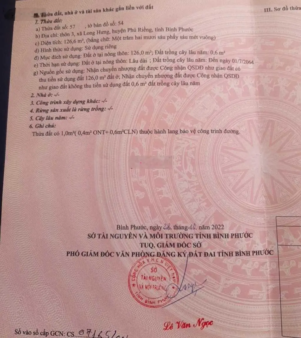 Chính chủ cần bán lô đất có nhà đang buôn bán ngay chợ Long Hưng - đường xe tải 18m - giá 1tỷ899