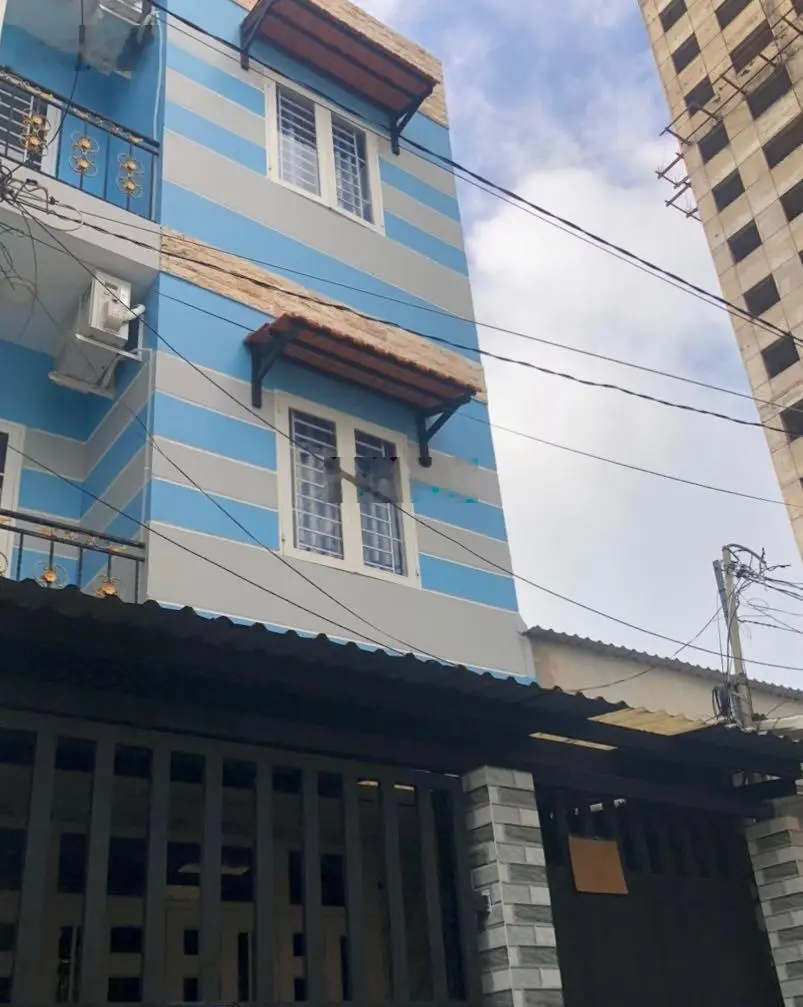 Bán nhà 4 tầng hẻm 1321 Huỳnh Tấn Phát, Phú Mỹ, Quận 7 DT: 4,5x17m có 8PN có sẵn 8 máy lạnh 4,85 tỷ