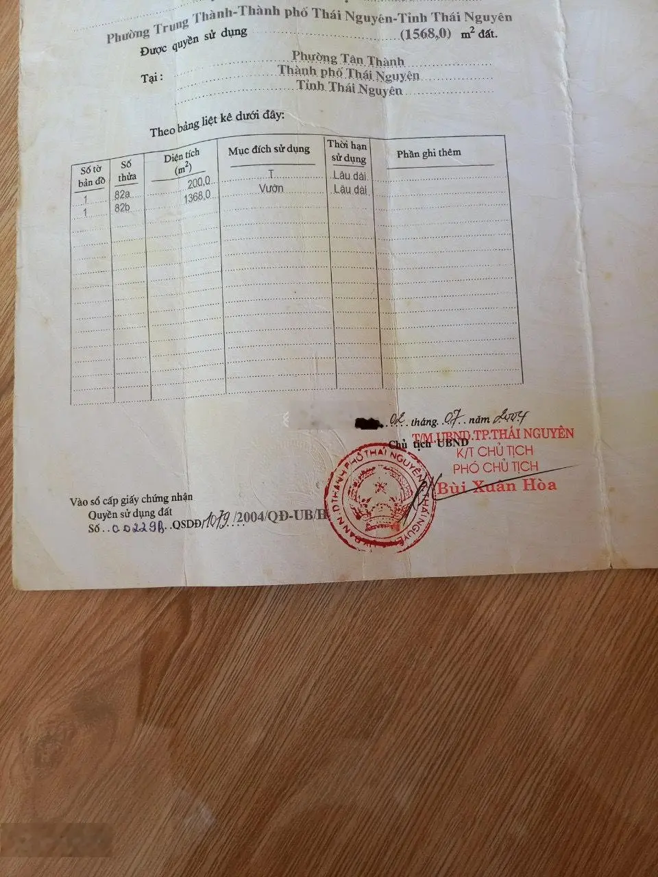 Bán 1568m2 đất sau chợ Vó Ngựa Gang Thép Thái Nguyên