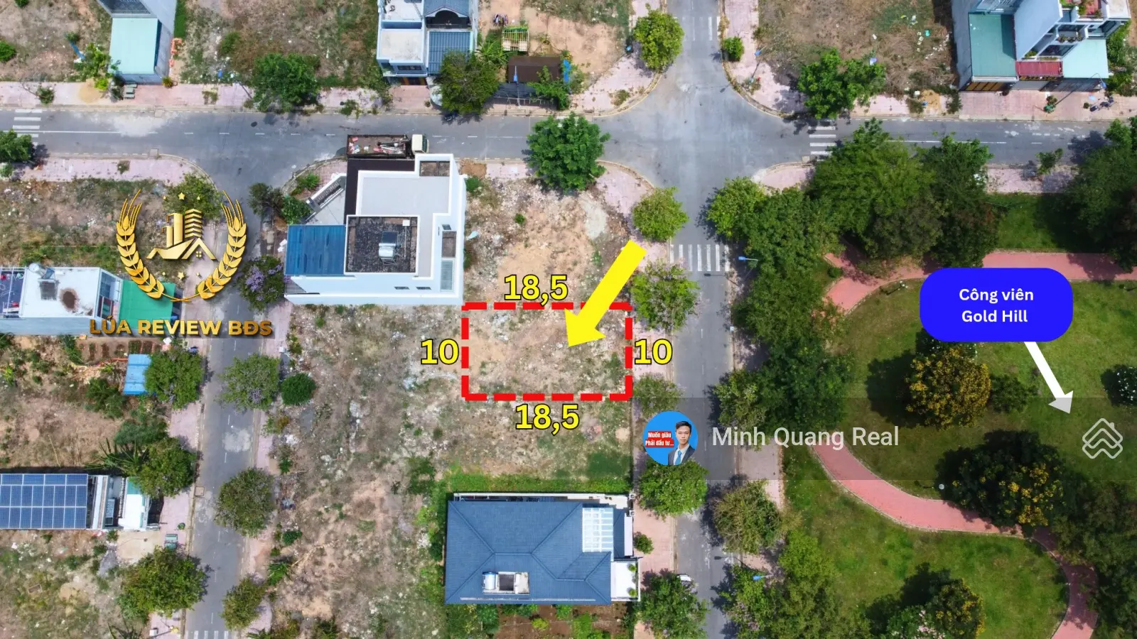 Chính chủ cần bán biệt thự Gold Hill kề góc, 10x18,5m, đối diện công viên, chỉ 4,4 tỷ thương lượng