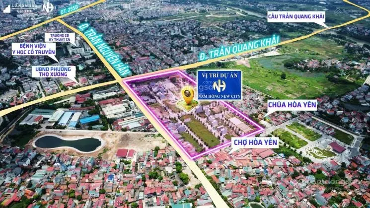 Bán lô đất 80m2 KĐT Nam Hồng Phường Thọ Xương TP Bắc Giang