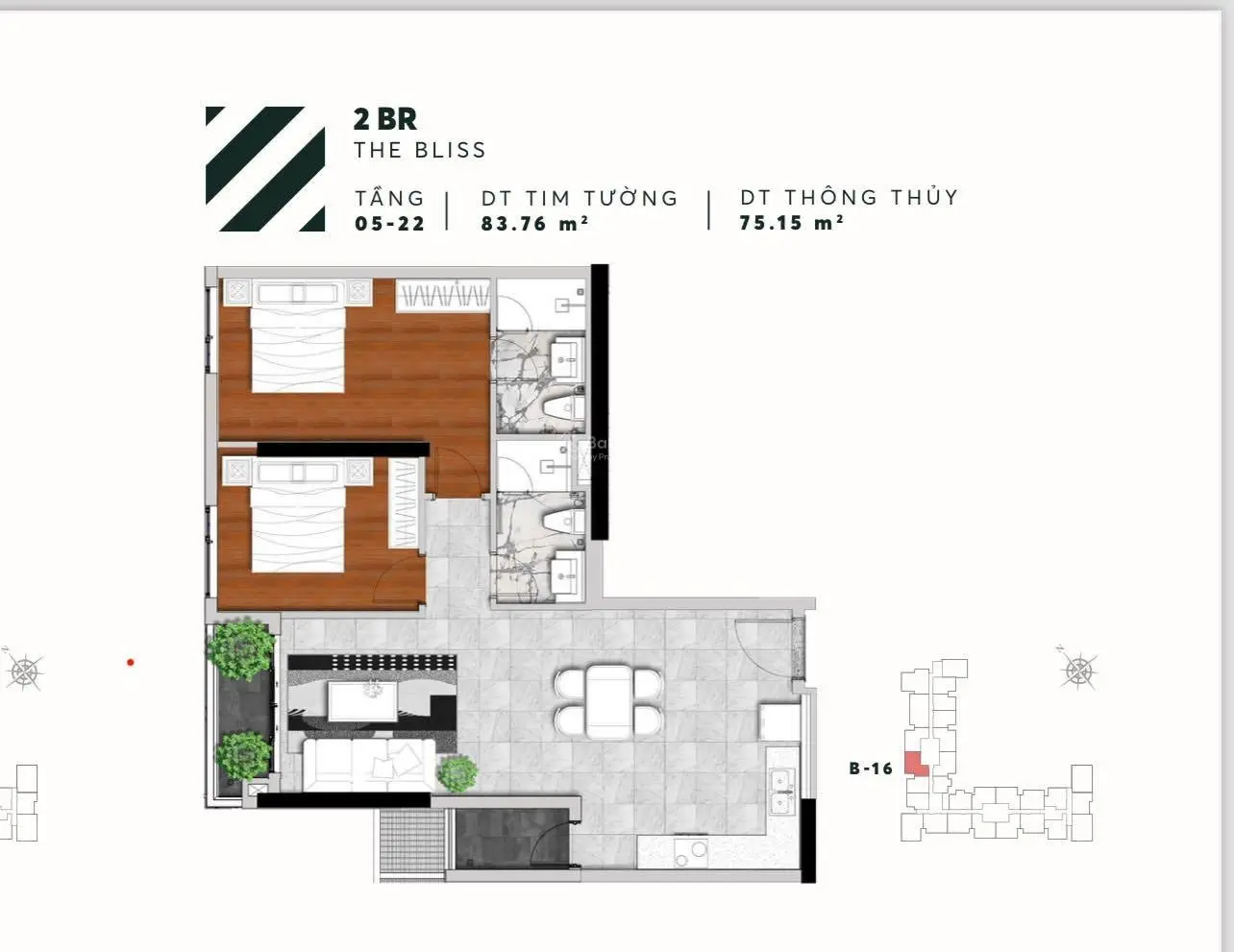 CẦN BÁN GIÁ GỐC CĂN HỘ 2PN VIEW QUẢNG TRƯỜNG NHẠC NƯỚC & SÔNG SÀI GÒN LH 0935 635 ***