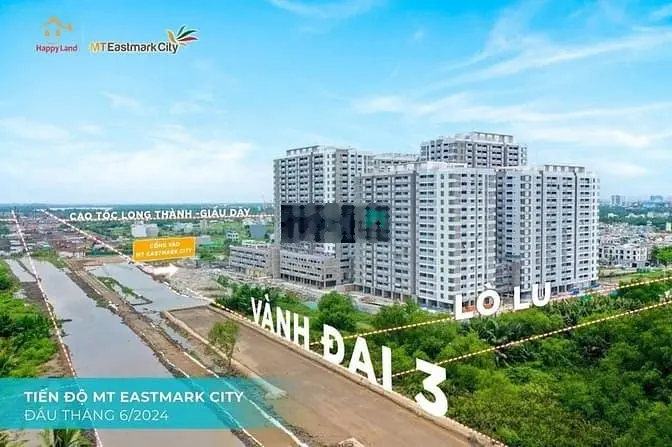 63M2=2,9 tỷ căn hộ MT EASTMARK CITY sắp bàn giao, thanh toán 70%