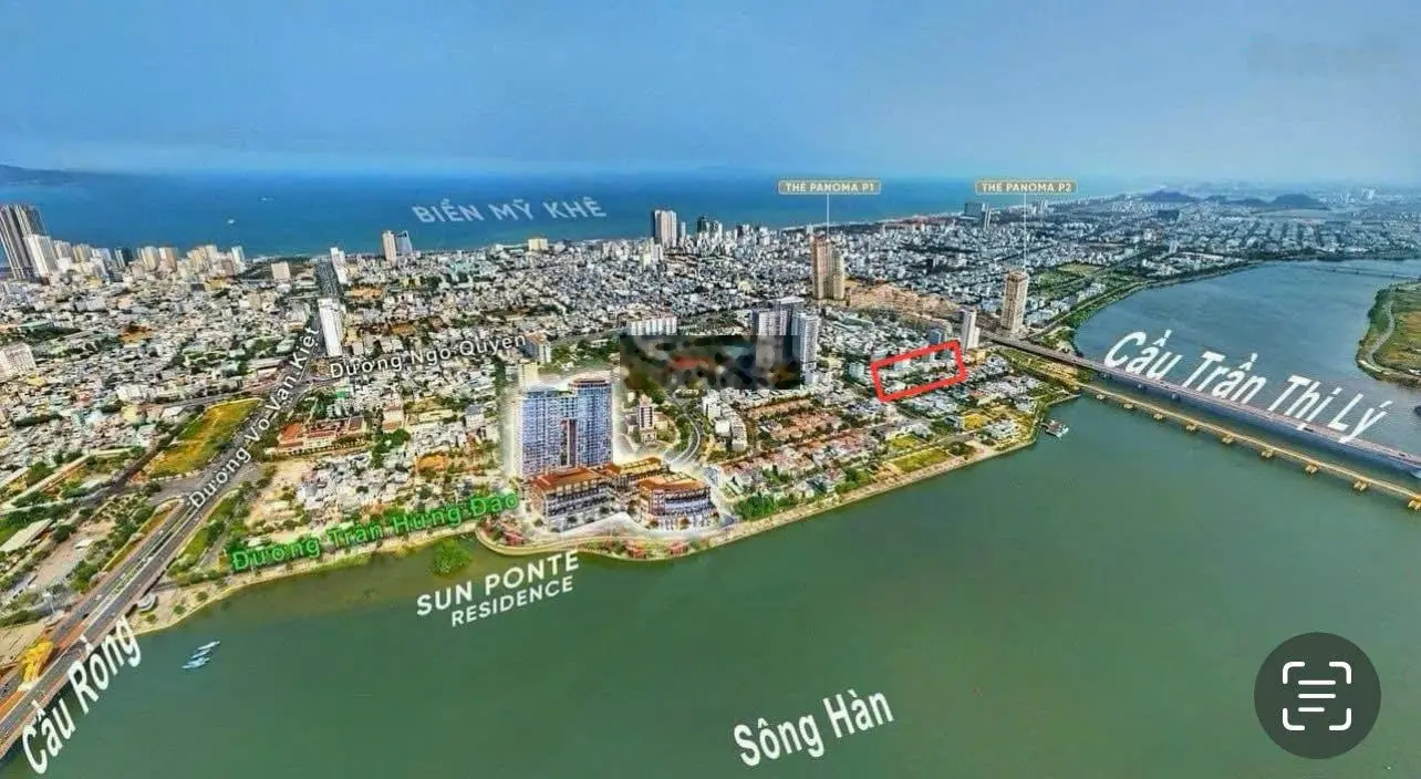 Bán đất đẹp đường Phan Huy Chú, An Hải Tây, Sơn Trà ngay dự án Sun Cosmo cầu Trần Thị Lý