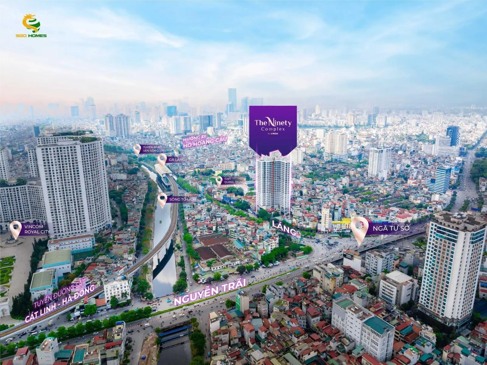 Quỹ thưởng căn 45m2 trục 05 The Ninety Complex 90 Láng, full chính sách đợt 1. LH: 0977 535 ***