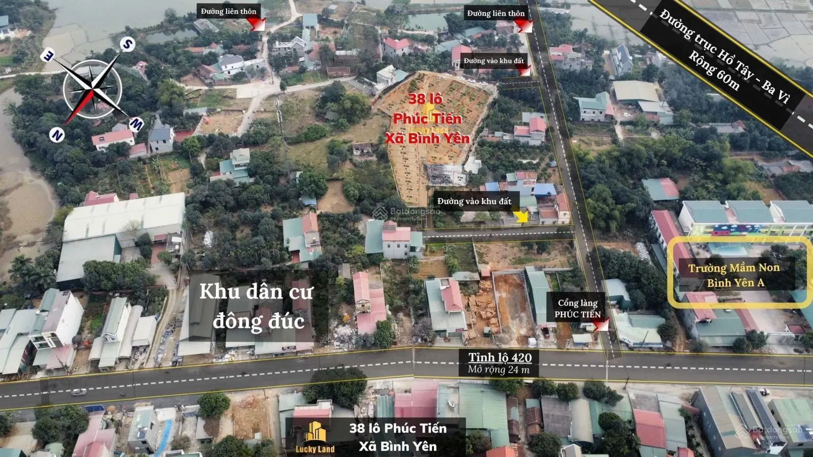 Cần bán lô đất tại Bình Yên, Thạch Thất. Diện tích 80m2, giá 1,64 tỷ
