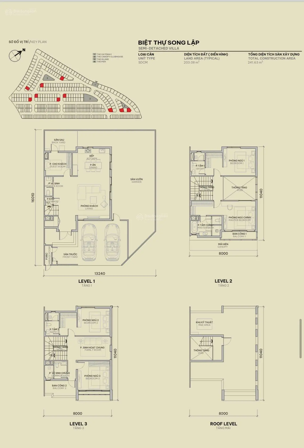 Duy nhất biệt thự 3 mặt tiền sân vườn, 243m2 (9x16, nở hậu 13m), view hồ, chỉ 21 tỷ, ký HĐMB